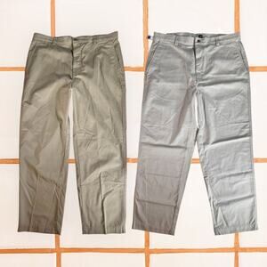 GAP VTG NWT 2 Pairs Men's 40 x 30 Easy Fit 100% Cotton Chino Pants Khakis